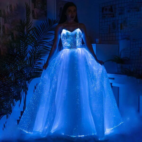 Rave Light Up Dress Evening Party Dresses LUMISONATA